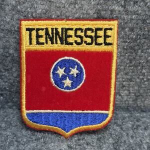 Shield Style STATE OF TENNESSEE Souvenir Patch 00SP Iron On Patch Badge